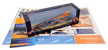 A fine scale Autodrome metal and resin model of current speed record attempt vehicle ?Bloodhound