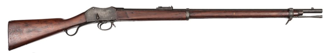 A New South Wales Military Forces .577/450? Martini Henry Mark III rifle, 49½? overall, barrel 33¼?