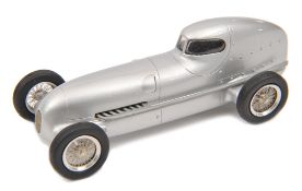A limited issue 1:43rd scale Omicron resin 1934 Mercedes Benz W25 Rennlimousine. Painted in silver