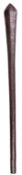 A Solomon Islands slender tapered hardwood paddle club, 50? overall, of elliptical section, the