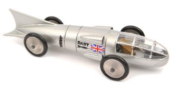 A scarce 1:43rd scale resin Mach One Models No 37 1937 Dixon Dart signed by Ian Jones. A rocket/