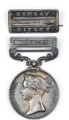 Punjab Medal 1849, with clasp Mooltan (nicely impressed Lieut. L.F. Johnson, 4th Regt N.I), Good