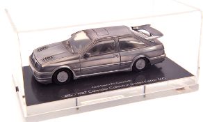 Ford Calendar Collection. 1987 issue- Ford Sierra Cosworth. In a polished natural pewter finish,
