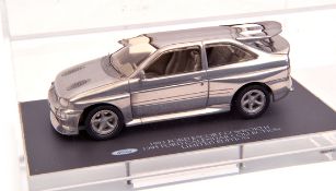 Ford Calendar Collection. 1995 Ford Escort RS Cosworth. In a polished natural pewter finish, very
