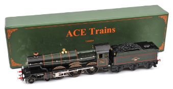 An ACE Trains ‘O’ gauge locomotive. A BR Castle class 4-6-0 tender locomotive, ‘Windsor Castle’.