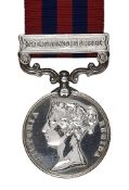 IGS 1854, 1 clasp N.E. Frontier 1891 (engraved in running script 4588 Bugler W. Leary 4th Bn K R Rif