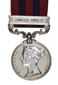 IGS 1854, 1 clasp Burma 1885-7 (neatly engraved in running script 600 Pte J Edwards 1st Bn R.W. Fus)