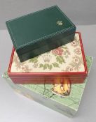 THREE ASSORTED ROLEX WRIST WATCH BOXES CIRCA 1980/90/2000s, NUMBERS INCLUDE 60.01.02, 68.00.06, 71.