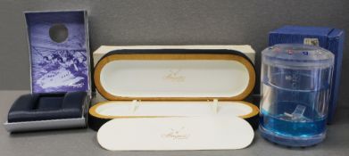 THREE ASSORTED WRIST WATCH BOXES CIRCA 1990/2000s INCLUDING BREGUET AND CORUM The Corum box has a