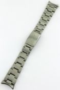 A GENTLEMAN`S SIZE STAINLESS STEEL 20MM ROLEX ``HEAVY`` OYSTER BRACELET FOR ROLEX GMT MASTER