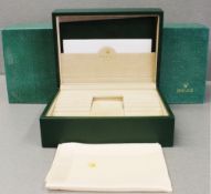 TWO ROLEX WRIST WATCH BOXES CIRCA 1990/2000s, NUMBERED 70.00.02 FOR LADIES ROLEX PEARLMASTER /