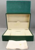 ONE LARGE ROLEX WRIST WATCH & JEWELLERY BOX CIRCA 1990/2000s, NUMBERED 74.00.71 FOR LADIES ROLEX