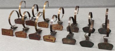 14 ASSORTED WRIST WATCH STANDS INCLUDING ROLEX & TUDOR Six Rolex and eight Tudor. CONDITION REPORT