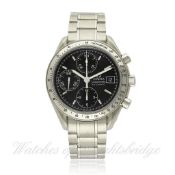 A GENTLEMAN`S STAINLESS STEEL OMEGA SEAMASTER AUTOMATIC CHRONOGRAPH BRACELET WATCH DATED 2005,