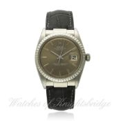 A GENTLEMAN`S STAINLESS STEEL ROLEX OYSTER PERPETUAL DATEJUST WRISTWATCH CIRCA 1968, REF. 1601 D: