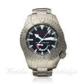 A GENTLEMAN`S TITANIUM GIRARD PERREGAUX  SEA HAWK II PRO DIVERS BRACELET WATCH CIRCA 2008, REF.