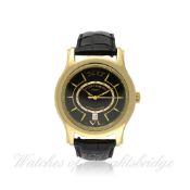 A GENTLEMAN`S 18K SOLID GOLD CUERVO Y SOBRINOS HABANA ROBUSTO WRISTWATCH CIRCA 2010, REF. 2802