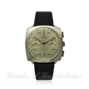 A GENTLEMAN`S BREITLING TOP TIME CHRONOGRAPH WRISTWATCH CIRCA 1970, REF. 2006 D: Silver dial with