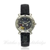 A MID SIZE LADIES STAINLESS STEEL CHOPARD HAPPY SPORT WRISTWATCH DATED 2006, REF. 27/8921-402 "HAPPY