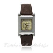 A RARE & EARLY GENTLEMAN`S AUTOMATIC ROLLS ATO "WIG WAG" WRISTWATCH CIRCA 1930s D: Silver dial