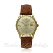 A GENTLEMAN`S GOLD PLATED IWC AUTOMATIC WRISTWATCH CIRCA 1960s D: Silver sunburst dial with gilt