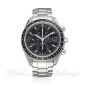 A GENTLEMAN`S STAINLESS STEEL OMEGA SPEEDMASTER AUTOMATIC CHRONOGRAPH BRACELET WATCH CIRCA 2008 D: