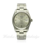 A GENTLEMAN`S STAINLESS STEEL ROLEX OYSTERDATE PRECISION WRISTWATCH CIRCA 1979, REF. 6694 WITH