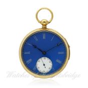 A FINE & RARE GENTLEMAN`S 18K SOLID GOLD MINUTE REPEATER POCKET WATCH BY ROBERT ROSKELL CIRCA 1870