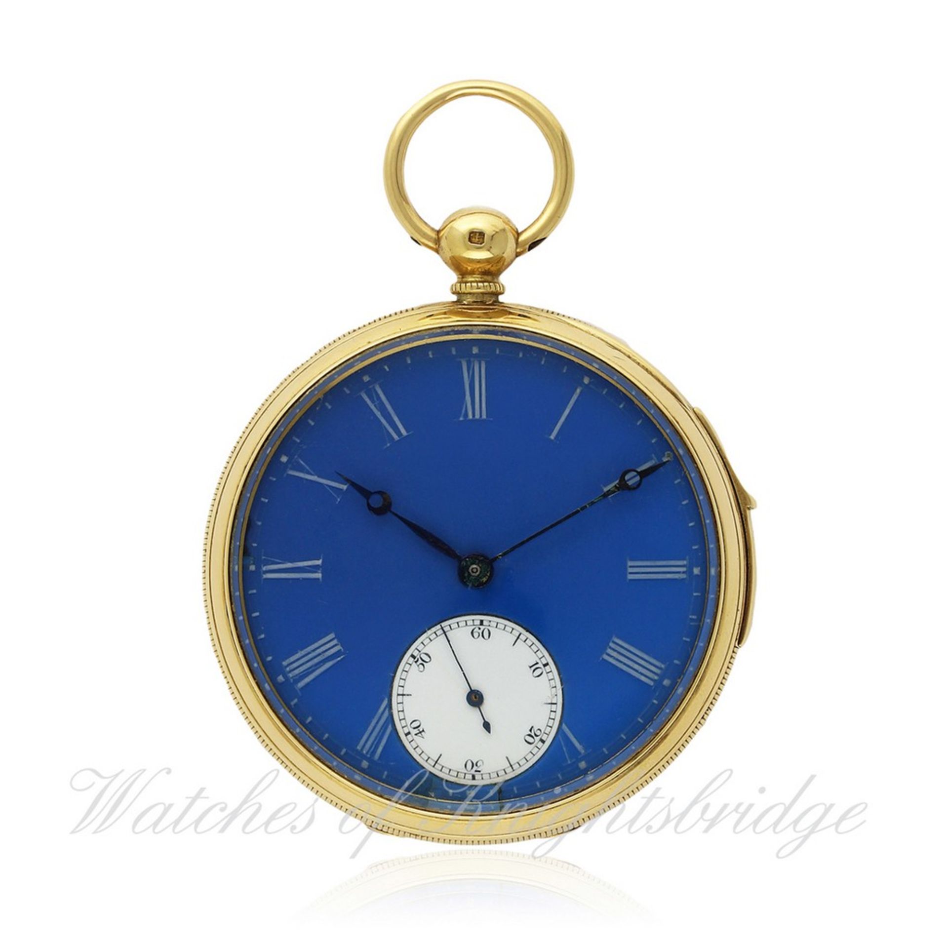 A FINE & RARE GENTLEMAN`S 18K SOLID GOLD MINUTE REPEATER POCKET WATCH BY ROBERT ROSKELL CIRCA 1870