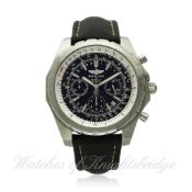 A GENTLEMAN`S STAINLESS STEEL BREITLING BENTLEY CHRONOGRAPH WRISTWATCH CIRCA 2004, REF. A25363 D: