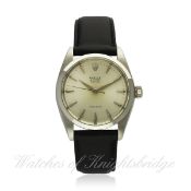 A GENTLEMAN`S STAINLESS STEEL ROLEX OYSTER PRECISION WRIST WATCH CIRCA 1963, REF. 6426 D: Sunburst