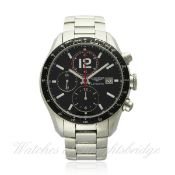 A GENTLEMAN`S STAINLESS STEEL LONGINES GRANDE VITESSE AUTOMATIC CHRONOGRAPH BRACELET WATCH CIRCA