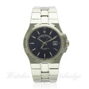 A GENTLEMAN`S STAINLESS STEEL VACHERON CONSTANTIN OVERSEAS CHRONOMETER BRACELET WATCH CIRCA 2002