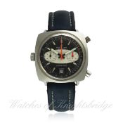 A GENTLEMAN`S STAINLESS STEEL BREITLING CHRONO-MATIC CHRONOGRAPH WRIST WATCH CIRCA 1970s, REF.