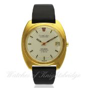 A GENTLEMAN`S STEEL & GOLD PLATED OMEGA CONSTELLATION ELECTONIC WRIST WATCH CIRCA 1972, REF. 198.002