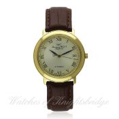 A GENTLEMAN`S 18K SOLID GOLD IWC PORTOFINO AUTOMATIC WRISTWATCH CIRCA 1990s D: Two tone silver