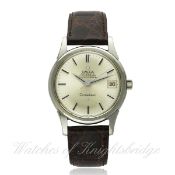 A GENTLEMAN`S STAINLESS STEEL OMEGA CONSTELLATION CHRONOMETER WRIST WATCH CIRCA 1961, REF. 14391.