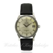 A GENTLEMAN`S STAINLESS STEEL OMEGA CONSTELLATION CHRONOMETER WRIST WATCH CIRCA 1966, REF. 168.005