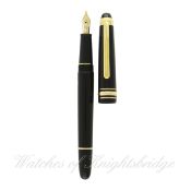 A 75 YEAR ANNIVERSARY MONTBLANC MEISTERSTUCK CLASSIQUE FOUNTAIN PEN & PENCIL Both numbered and