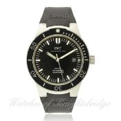 A GENTLEMAN`S STAINLESS STEEL IWC GST 2000 AQUATIMER WRIST WATCH CIRCA 2001, REF. 3536-002 WITH