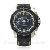 A GENTLEMAN`S TITANIUM CORUM ADMIRALS CUP SEAFENDER 48 CHRONO CENTRO CHRONOGRAPH WRISTWATCH CIRCA