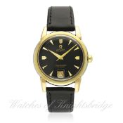 A RARE GENTLEMAN`S OMEGA SEAMASTER AUTOMATIC CALENDAR WRIST WATCH CIRCA 1950, REF. 2627-8 SC D: