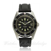 A GENTLEMAN`S STAINLESS STEEL ETERNA MATIC SUPER KONTIKI WRIST WATCH CIRCA 1960s, REF. 130FTP-1 D: