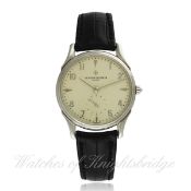 A FINE GENTLEMAN`S PLATINUM VACHERON CONSTANTIN LES HISTORIQUES WRIST WATCH CIRCA 1990s, REF.