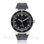 A GENTLEMAN`S STAINLESS STEEL IWC GST 2000 AQUATIMER WRIST WATCH CIRCA 2001, REF. 3536-002 WITH