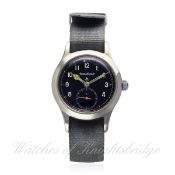 A GENTLEMAN`S BRITISH MILITARY JAEGER LECOULTRE WRIST WATCH CIRCA 1940s WITH UNISSUED REPLACEMENT