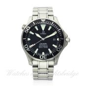 A GENTLEMAN`S LARGE SIZE STAINLESS STEEL OMEGA SEAMASTER 300M PROFESSIONAL AUTOMATIC BRACELET