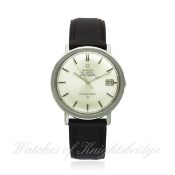 A GENTLEMAN`S STAINLESS STEEL OMEGA CONSTELLATION CHRONOMETER WRIST WATCH CIRCA 1961, REF. ST 168.