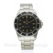 AN EXTREMELY RARE GENTLEMAN`S STAINLESS STEEL ROLEX OYSTER PERPETUAL "UNDERLINE" SUBMARINER BRACELET