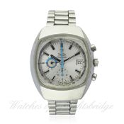 A GENTLEMAN`S STAINLESS STEEL OMEGA SEAMASTER "JEDI" AUTOMATIC CHRONOGRAPH BRACELET WATCH CIRCA